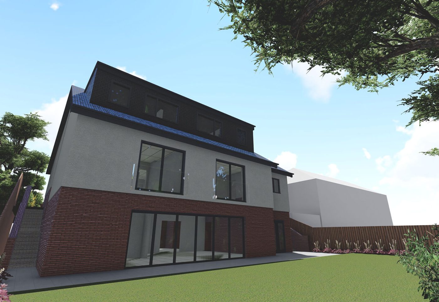 Hilltop house visual