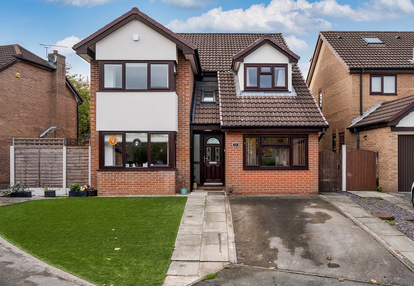 Completed house extension