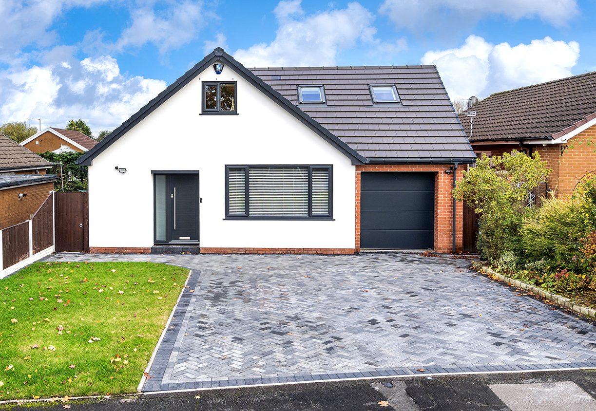 Completed house extension